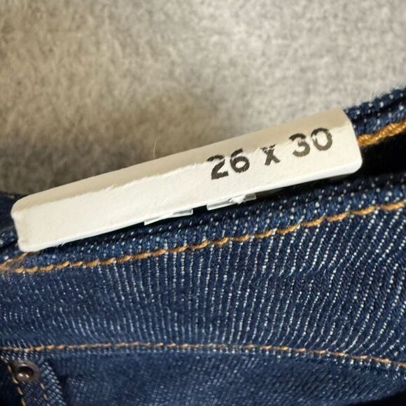 Levi Strauss & Co 721 Womens 26x30 High Rise Skinny Jeans Blue Dark Wash NWT - Picture 3 of 11